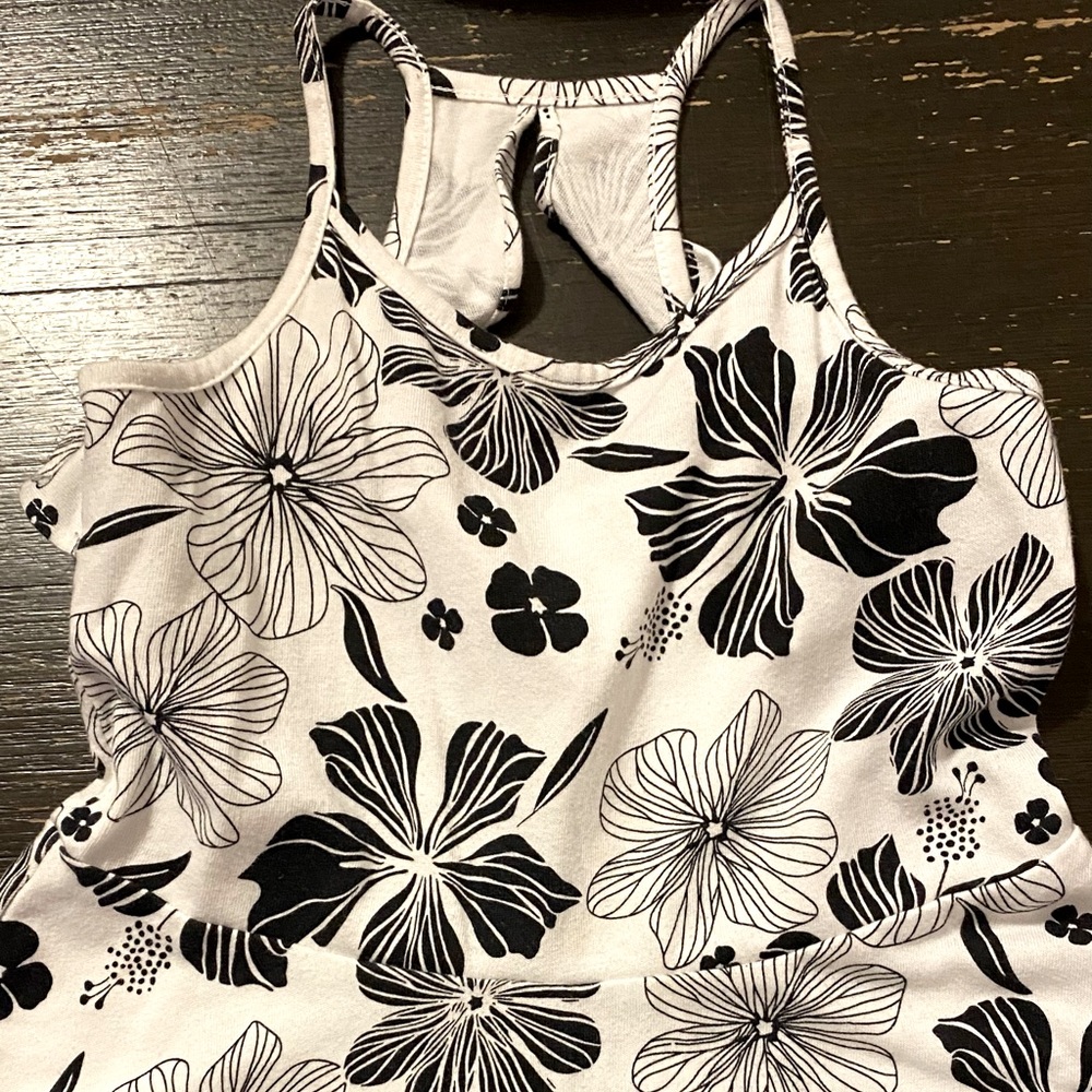 Children’s Place black and white floral summer dress